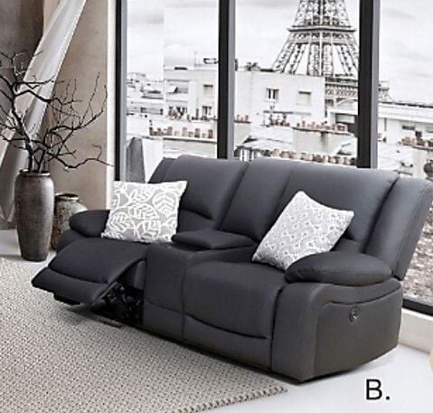 Baxtor 2 Seater Electric Recliner Lounge Main Baxtor 2 Seater Electric Recliner Lounge Main