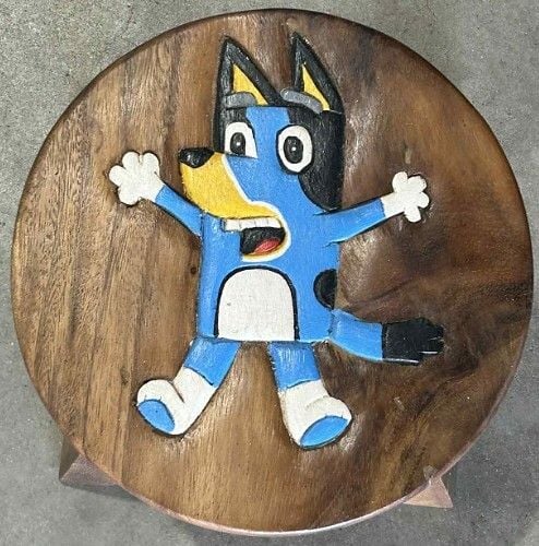 Bluey Timber Kids Stool Related Bluey Timber Kids Stool Related