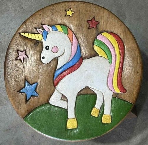 Unicorn Timber Kids Stool Related
