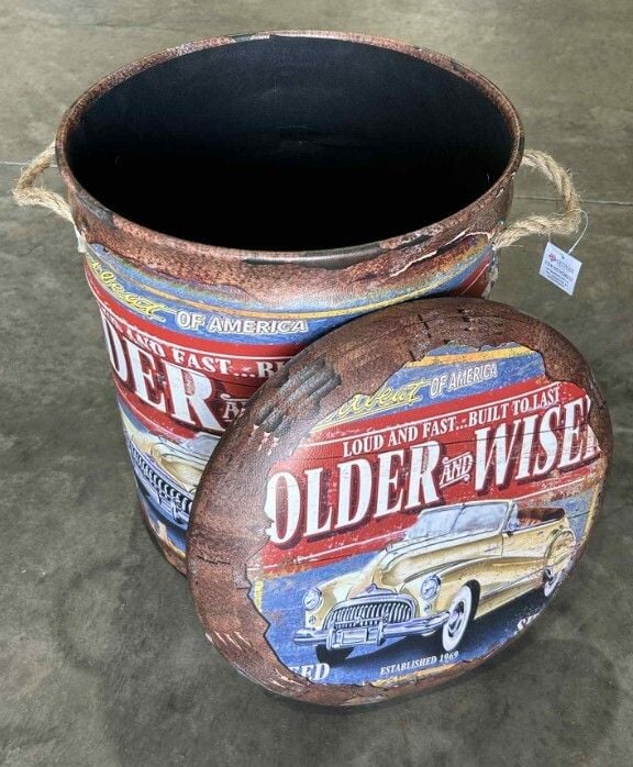 Older & Wiser Storage Stool - Large Related Older & Wiser Storage Stool - Large Related