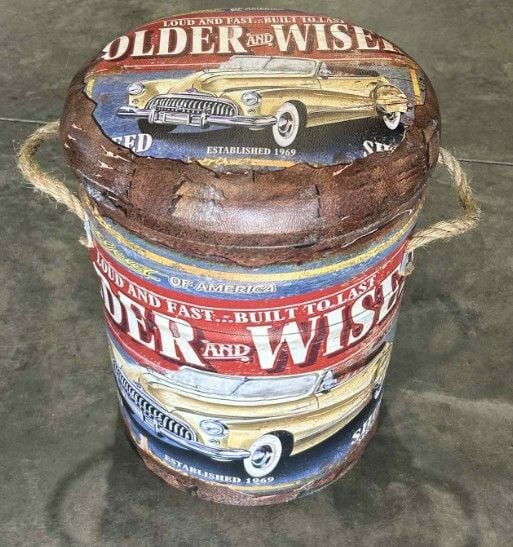Older & Wiser Storage Stool - Small