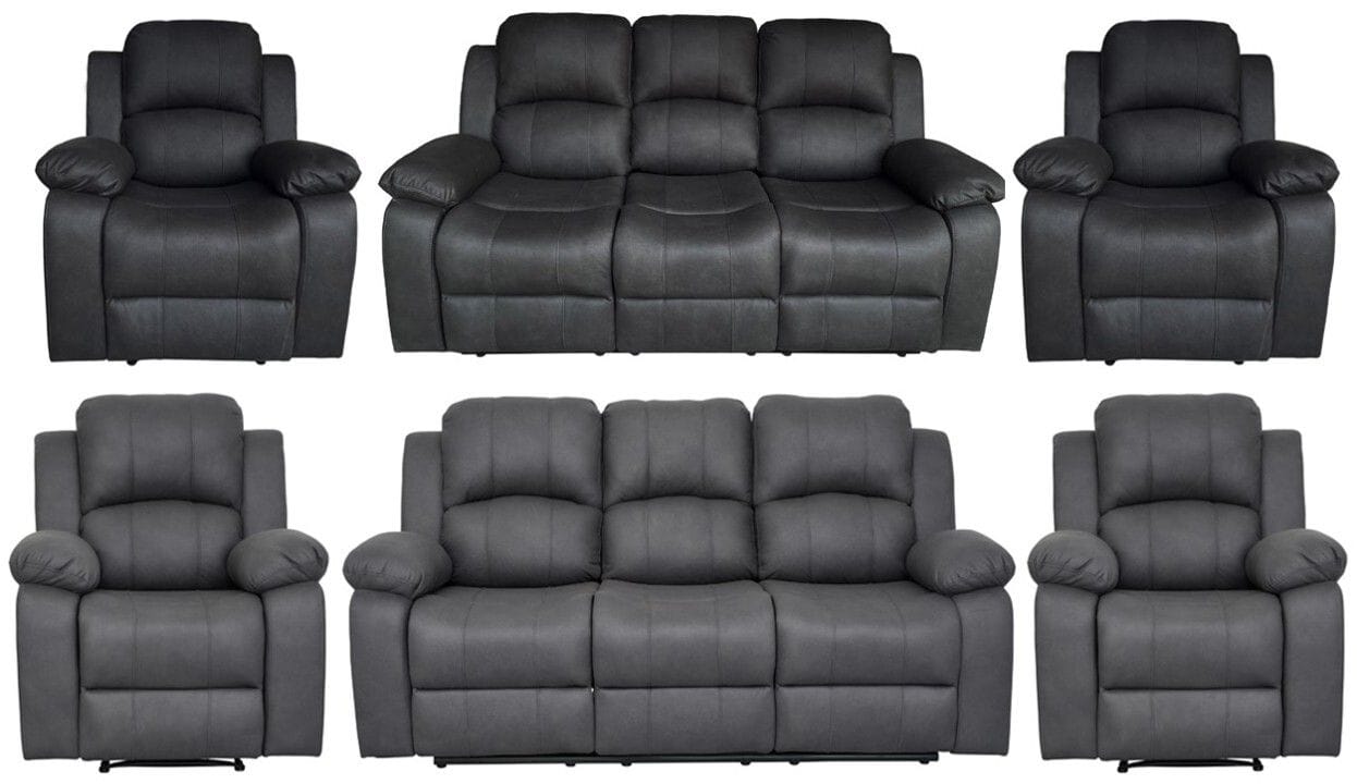 Valor 3 Seater Reclining Lounge Suite