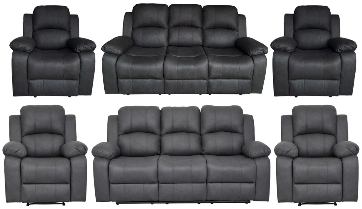 Valor 3 Seater Reclining Lounge Suite