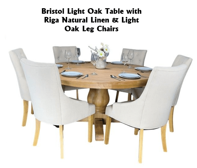 Bristol 7 Piece Dining Suite with Riga Chairs - 1500mm Related