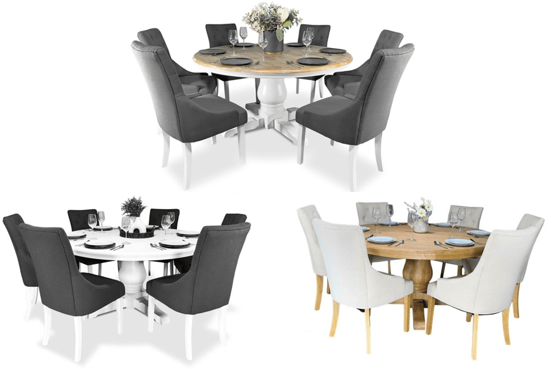 Bristol 7 Piece Dining Suite with Riga Chairs - 1500mm