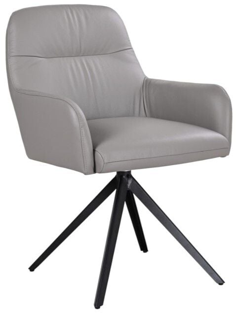 Calvin Leather Swivel Chair