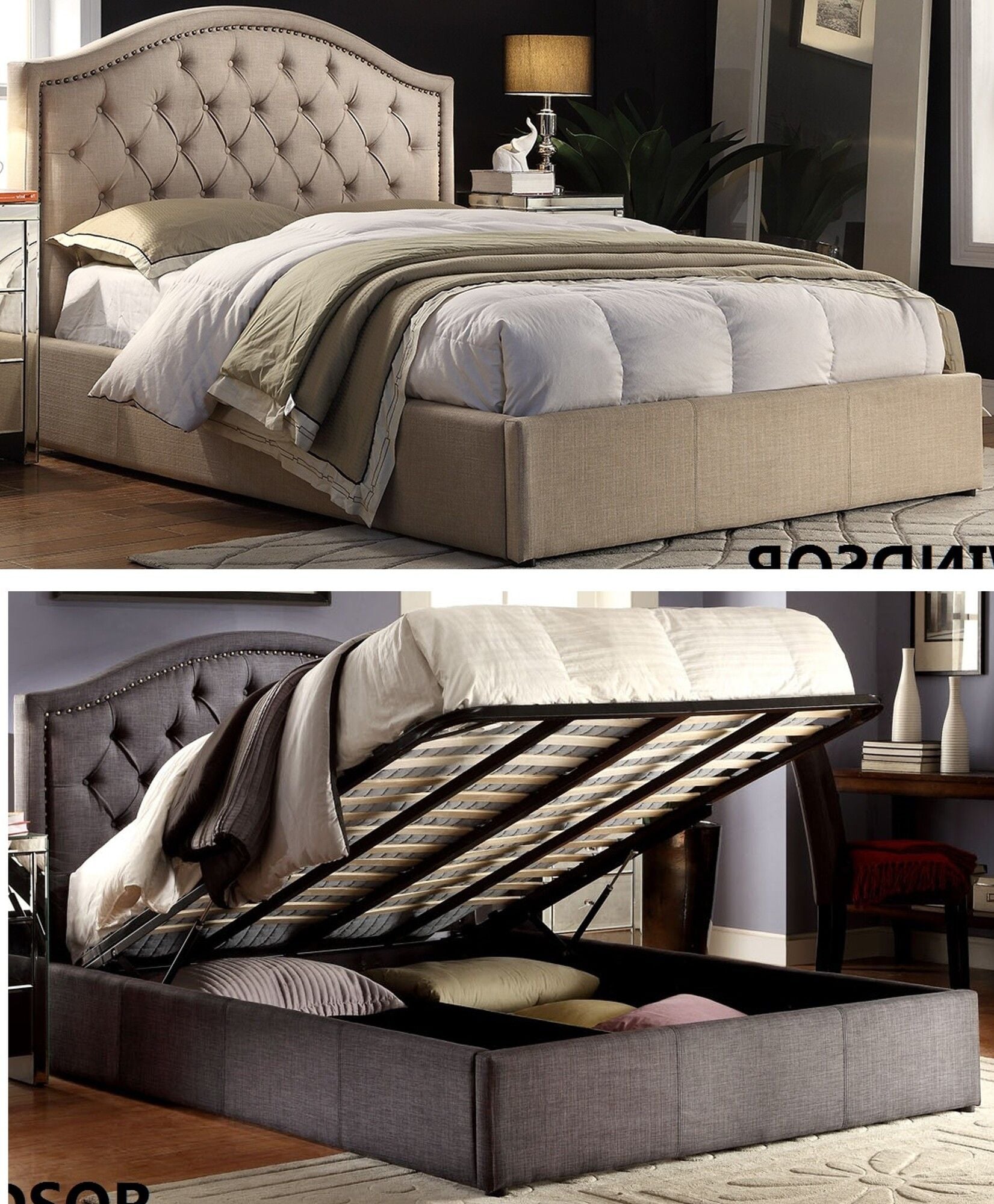 Windsor King Gas Lift Bed