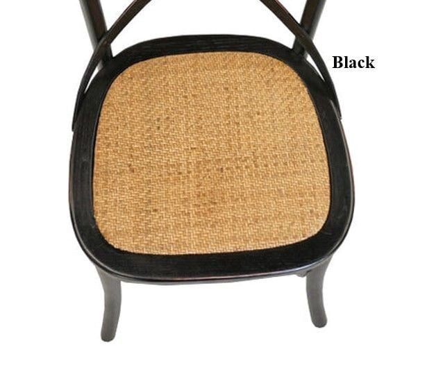 Foundry 7 Piece Dining Suite with Black Crossback Chairs Related