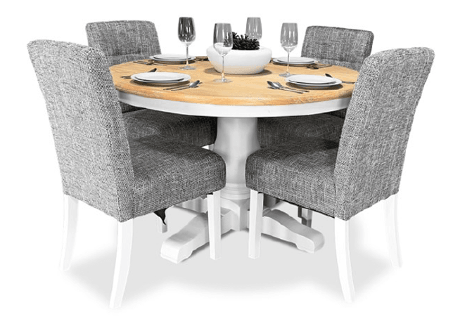 Bristol 5 Piece Dining Suite with Waffle Chairs - 1200mm Related Bristol 5 Piece Dining Suite with Waffle Chairs - 1200mm Related