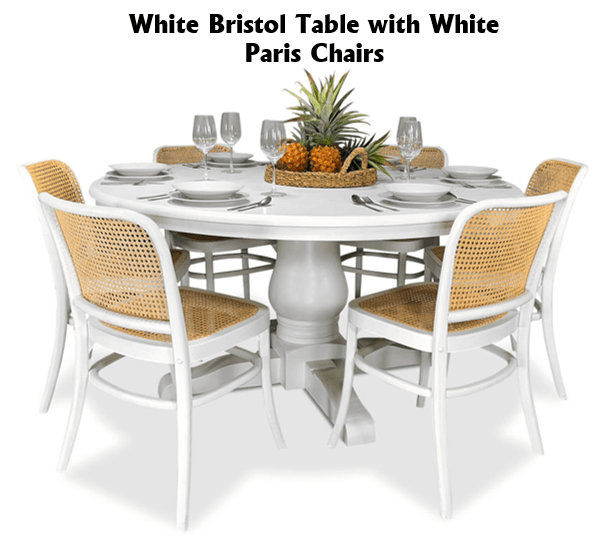 Bristol 7 Piece Dining Suite with Paris Chairs - 1500mm Related