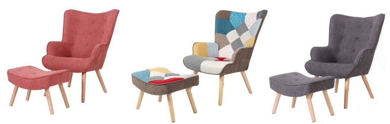 Jacob Reading Chair & Ottoman