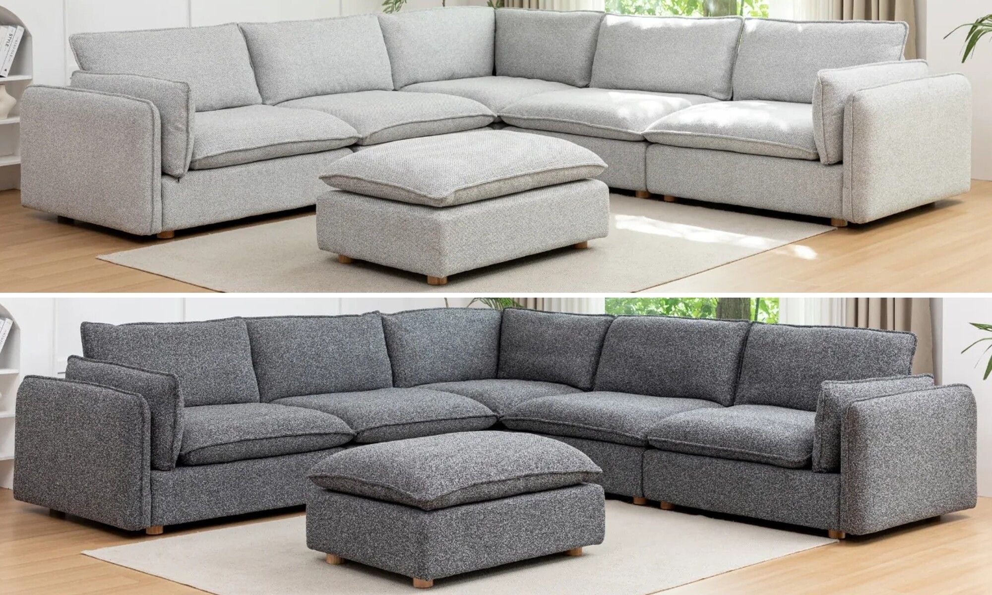 Hudson Corner Lounge + Ottoman Main Hudson Corner Lounge + Ottoman Main