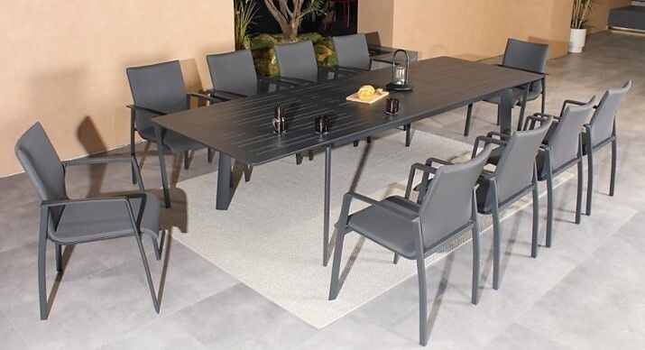 Rapa 11 Piece Outdoor Extension Dining Suite