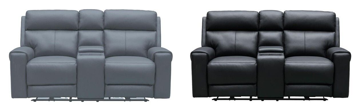 Olivia 2 Seater Leather Electric Reclining Lounge