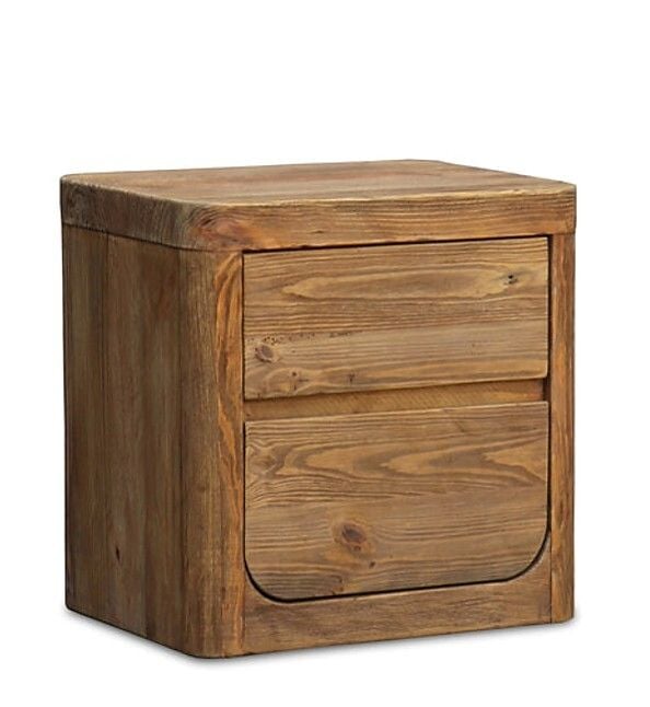 Norfolk Curved Bedside Table