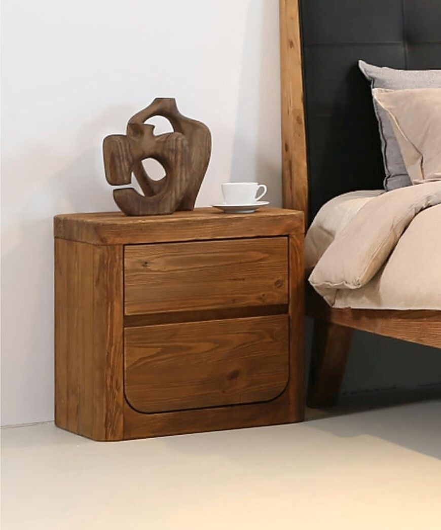 Norfolk Curved Bedside Table Related
