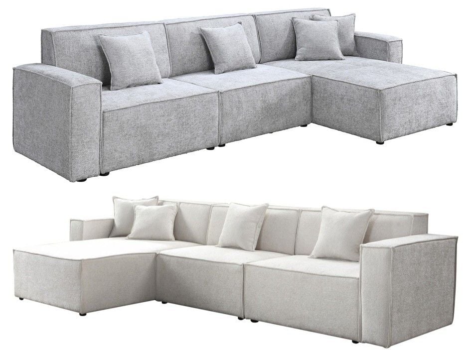 Carelli Modular Sofa with Reversible Chaise Main Carelli Modular Sofa with Reversible Chaise Main