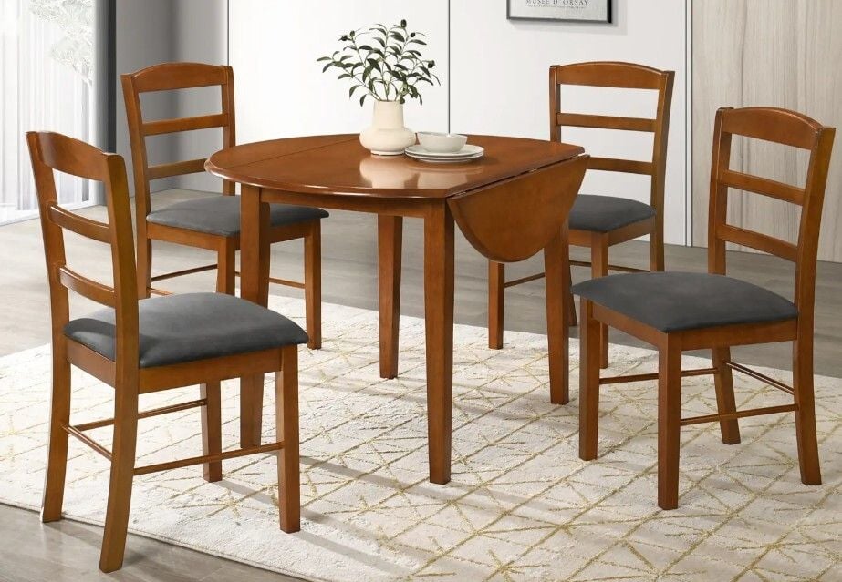Rydges 5 Piece Dining Suite - Drop Side Main Rydges 5 Piece Dining Suite - Drop Side Main