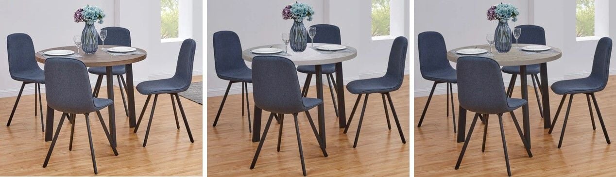 Stacey 5 Piece Round Dining Suite