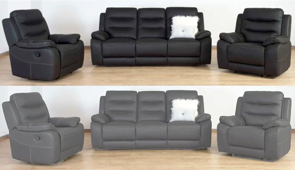 Springfield 3 Seater Reclining Lounge Suite