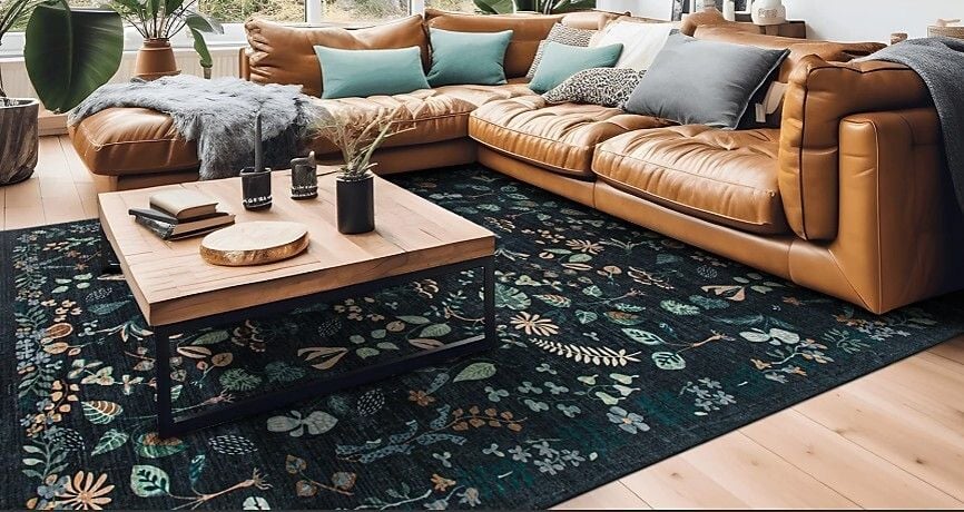 Jungle Rug - Black/Charcoal Related Jungle Rug - Black/Charcoal Related