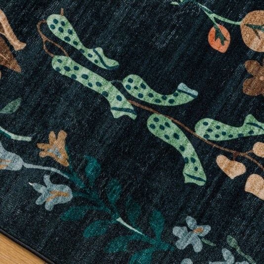 Jungle Rug - Black/Charcoal Related Jungle Rug - Black/Charcoal Related