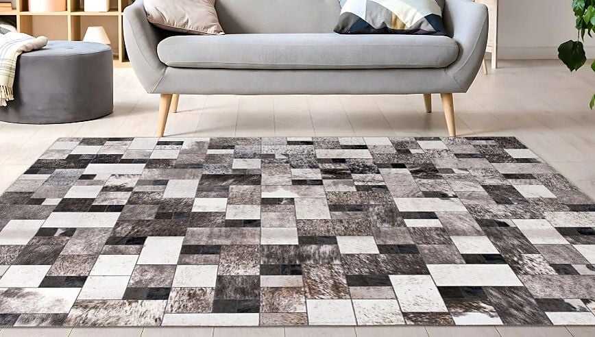 Faux Cowhide Rug - Grid Related