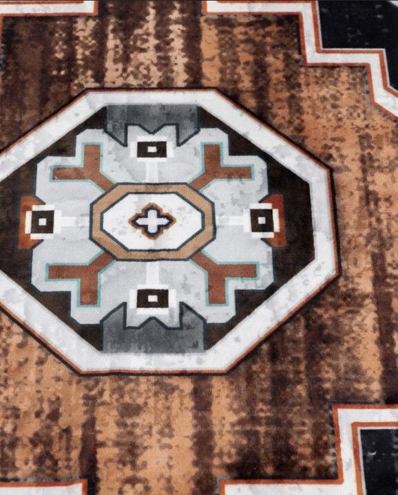 Traditional Rug - Dark Blue & Brown Related Traditional Rug - Dark Blue & Brown Related