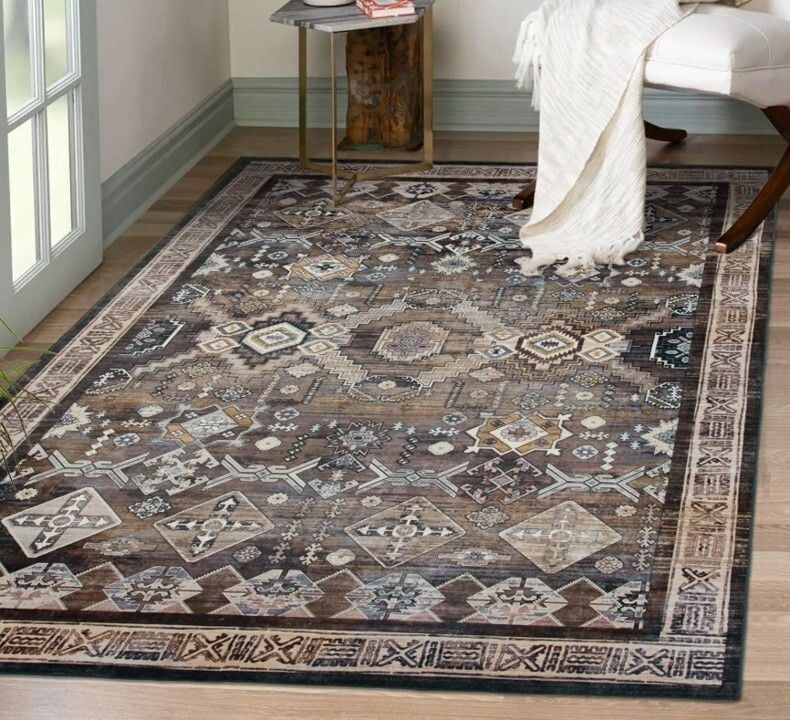 Traditional Rug - Gold Brown & Grey Related Traditional Rug - Gold Brown & Grey Related