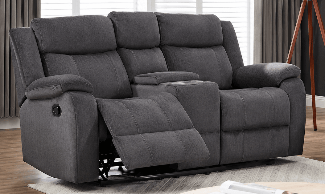 Gerald 2 Seater Reclining Lounge & Console