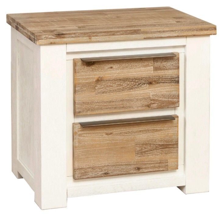 Sahara 2 Drawer Bedside Table