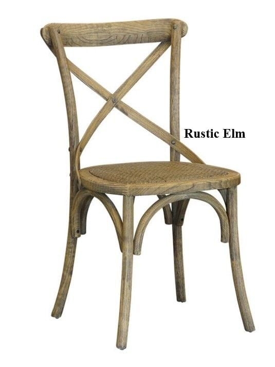 Crossback Dining Chair - Rattan Seat Related