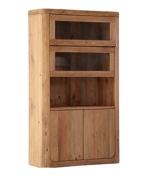 Norfolk Curved Display Cabinet Main Norfolk Curved Display Cabinet Main