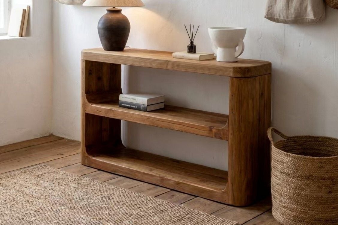Norfolk Curved Console Table Related