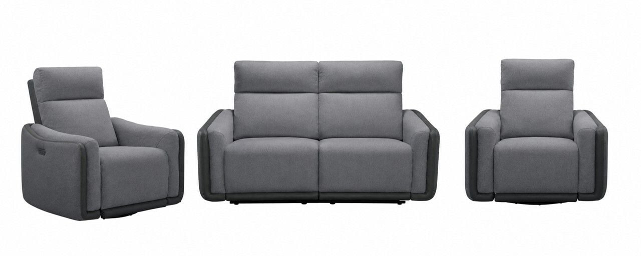 Momba Electric 2 Seater Lounge Suite with Rocking & Swivel Recliners Main Momba Electric 2 Seater Lounge Suite with Rocking & Swivel Recliners Main