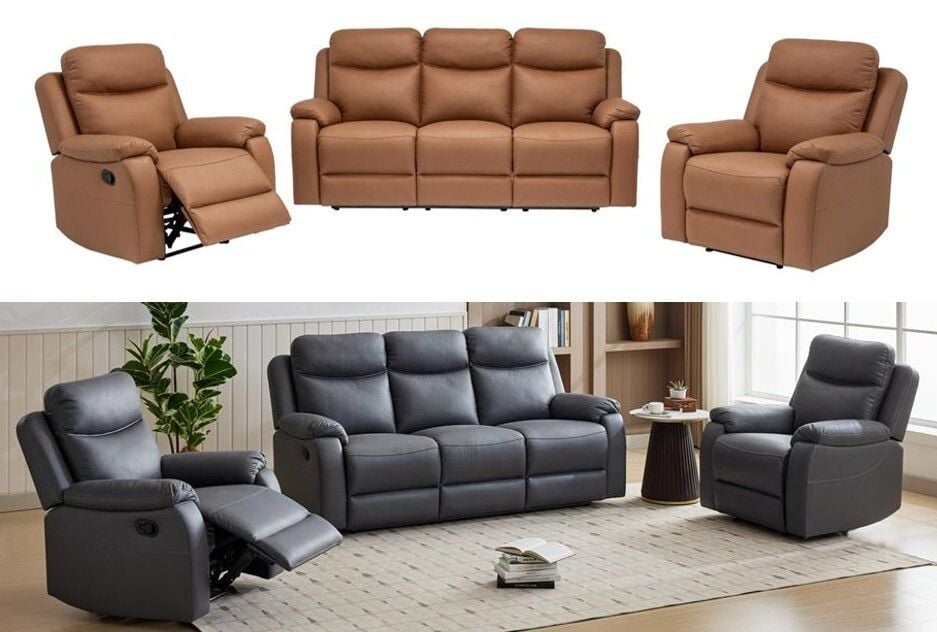William 3 Seater Reclining Lounge Suite