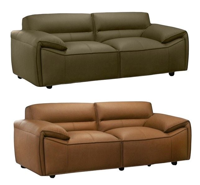 Zander 2 Seat Leather Sofa