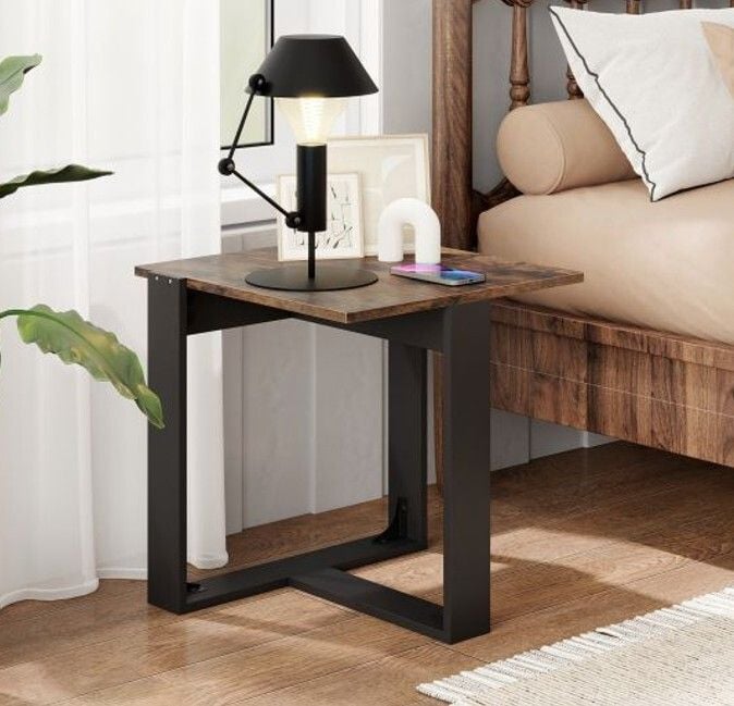 T-Frame Industrial Side Table Related T-Frame Industrial Side Table Related