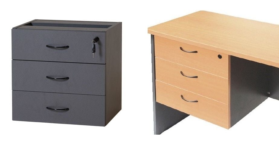 Rapid Worker 3 Drawer Fixed Pedestal