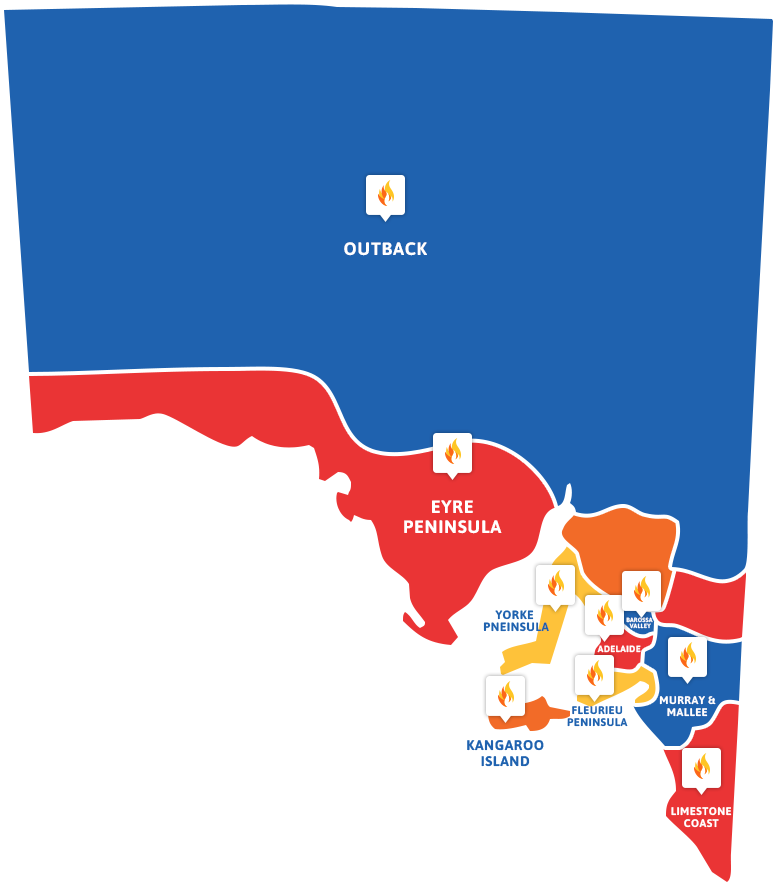 South Australia FCF Map