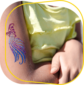 Party Glitter Tattoos | Magical World Entertainment