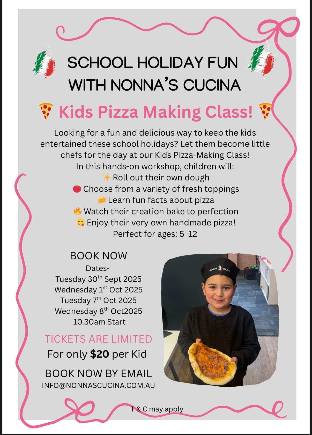 Little Chefs, Big Smiles – Our Kids Pizza Making Class Was a Huge Hit!