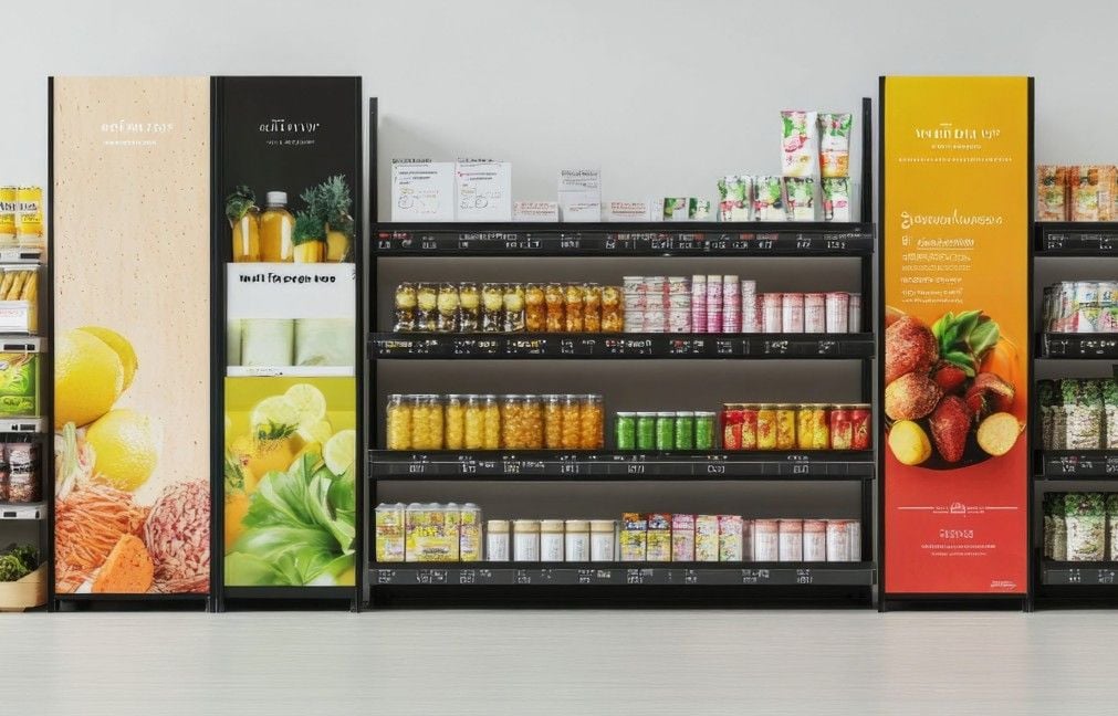 Retail signage This highlights the printing capabilities of the Fujifilm Acuity TR for retail environments