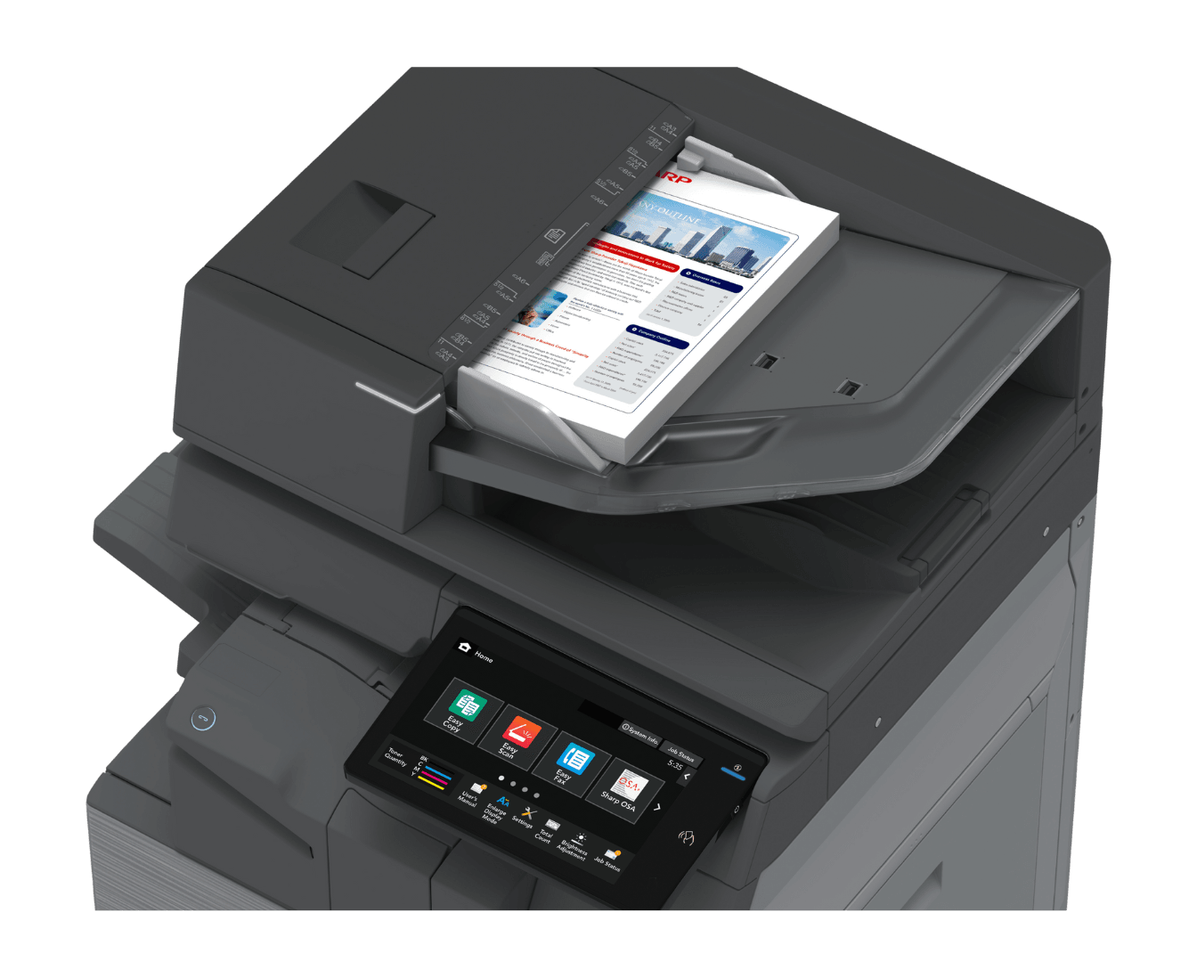 Powerful, Fully Functional Sharp Advanced Colour Series BP71C55