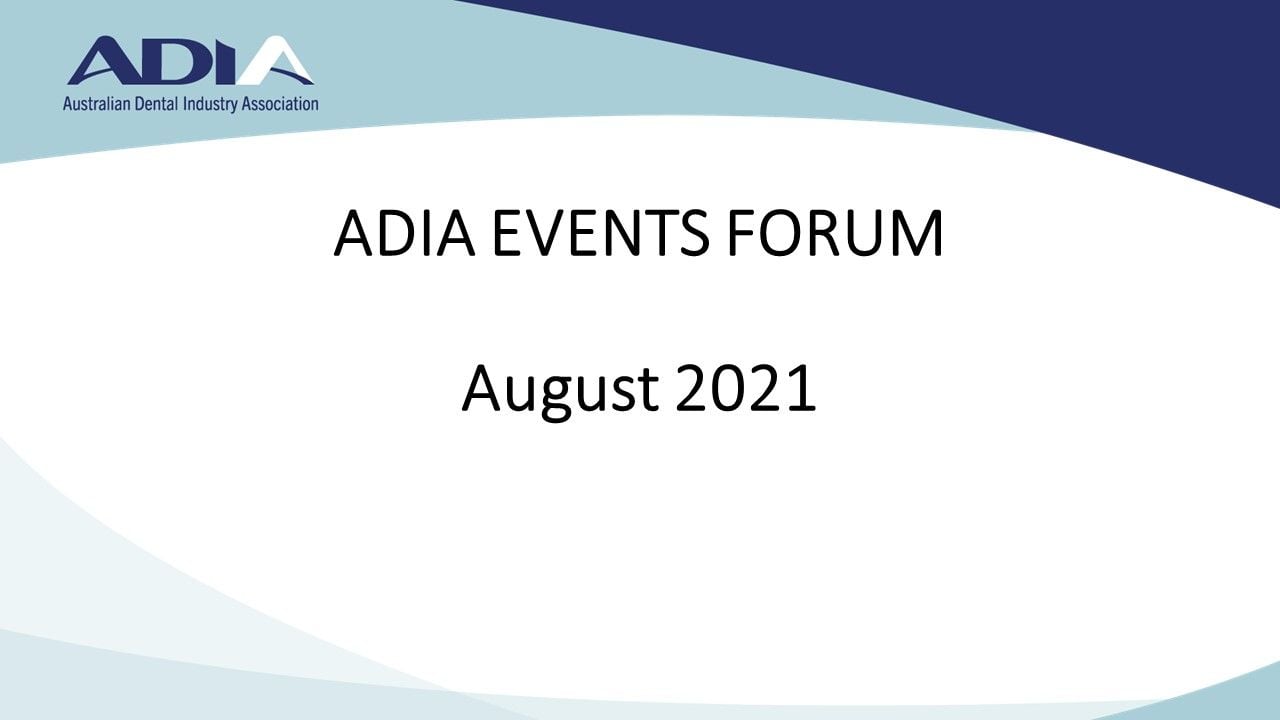 Video now available for the August Events Forum webinar Video now available for the August Events Forum webinar