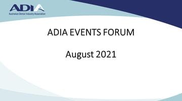 Video now available for the August Events Forum webinar