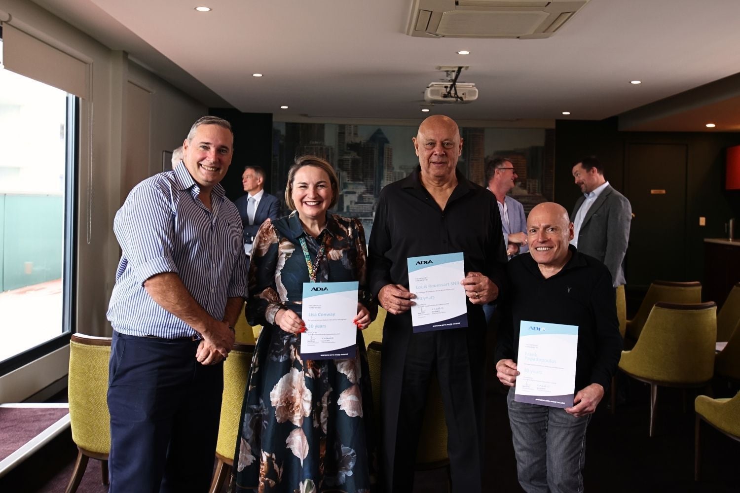 ADIA members recognised for industry service milestones