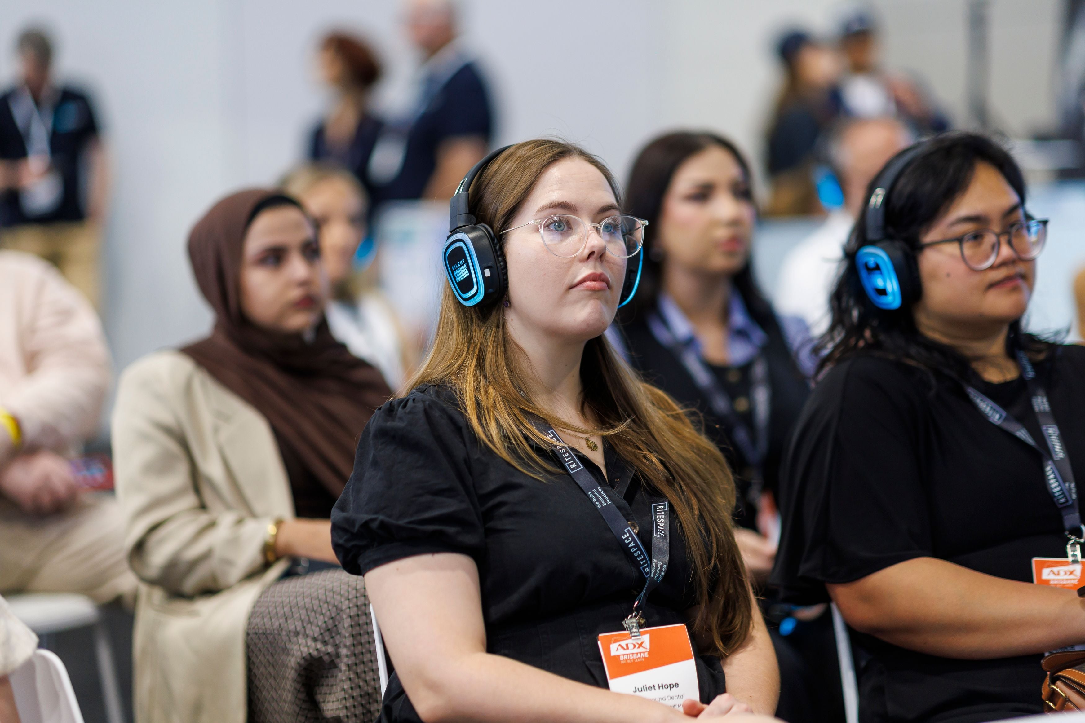 Dental professionals participating in learning sessions at ADX Brisbane 2026