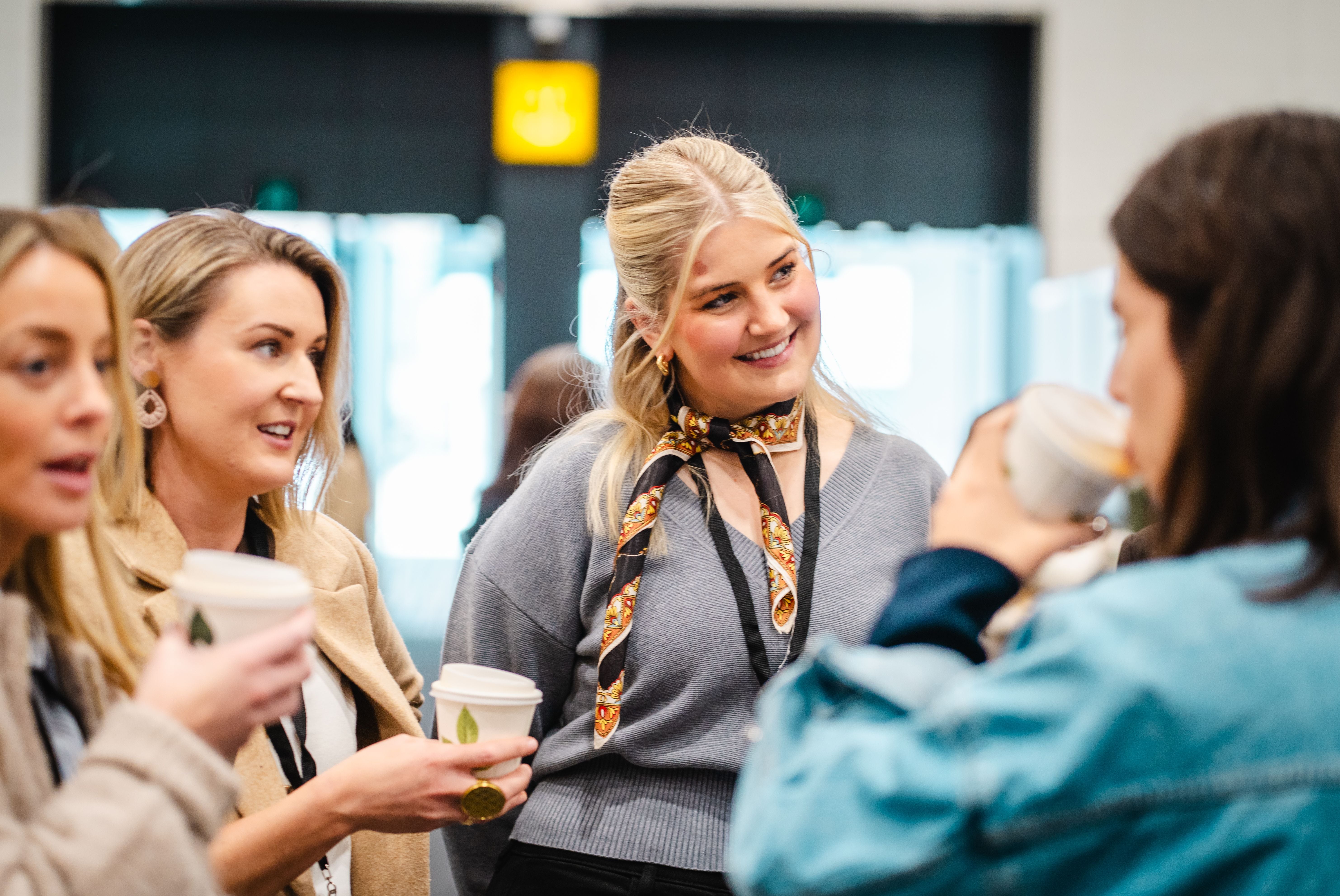 Adelaide Dental Symposium attendees on the exhibition floor.