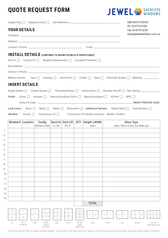QUOTE REQUEST FORM